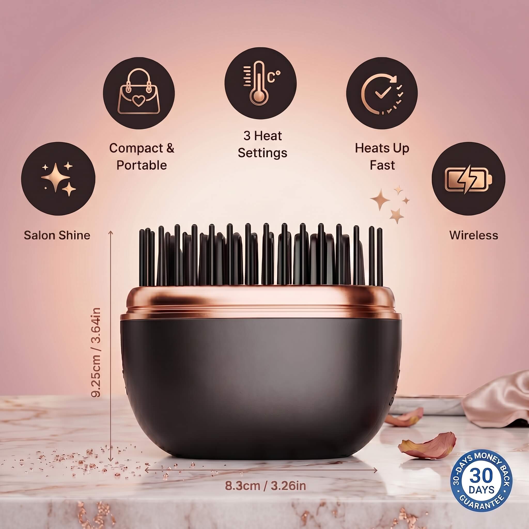Sleeqo™ Mini Cordless Hair Straightener