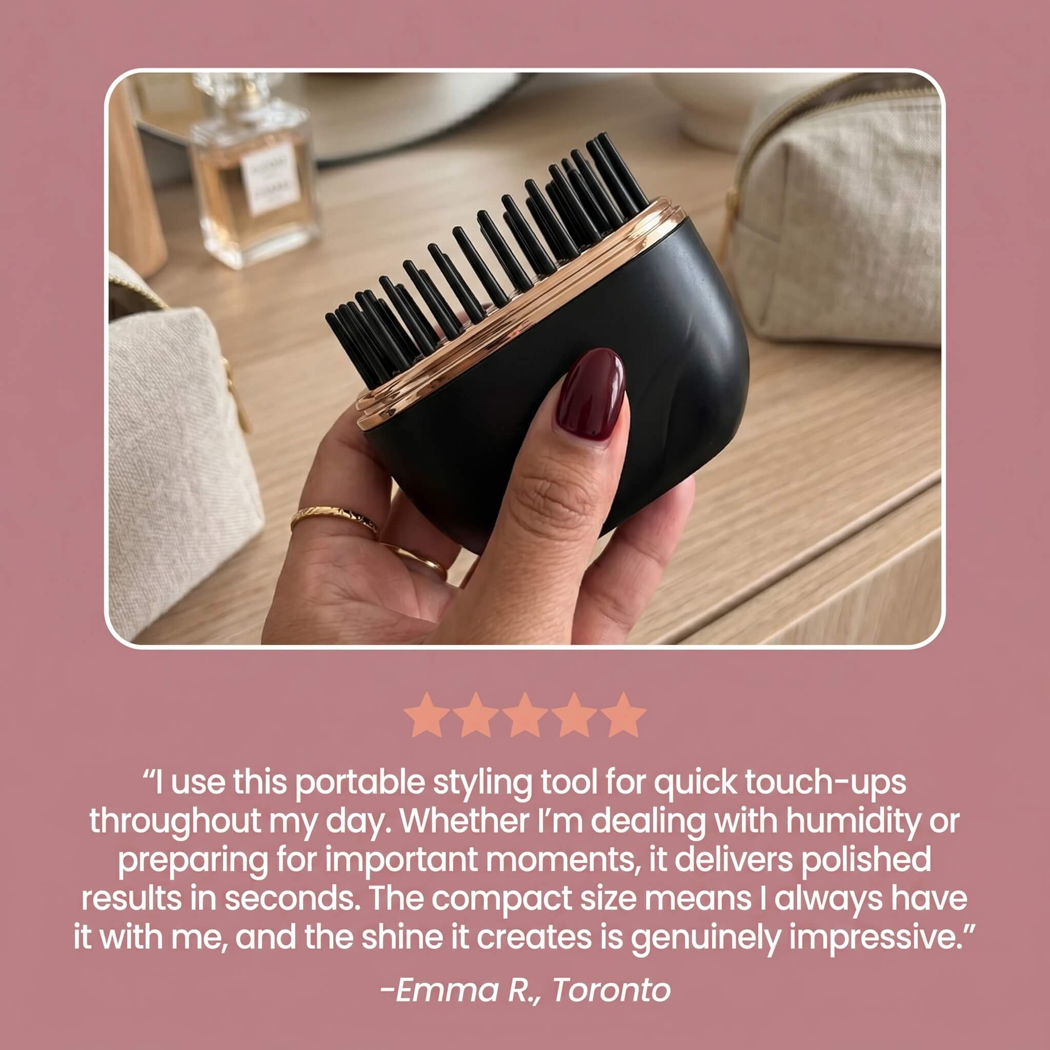 Sleeqo™ Mini Cordless Hair Straightener